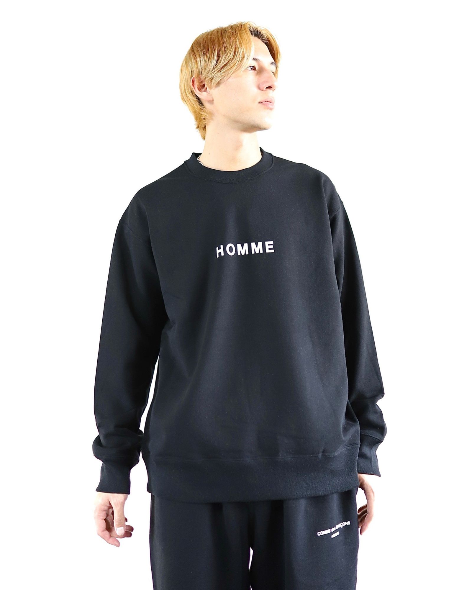 COMME des GARCONS HOMME 24SS HOMMEプリントスウェット スタイル ...