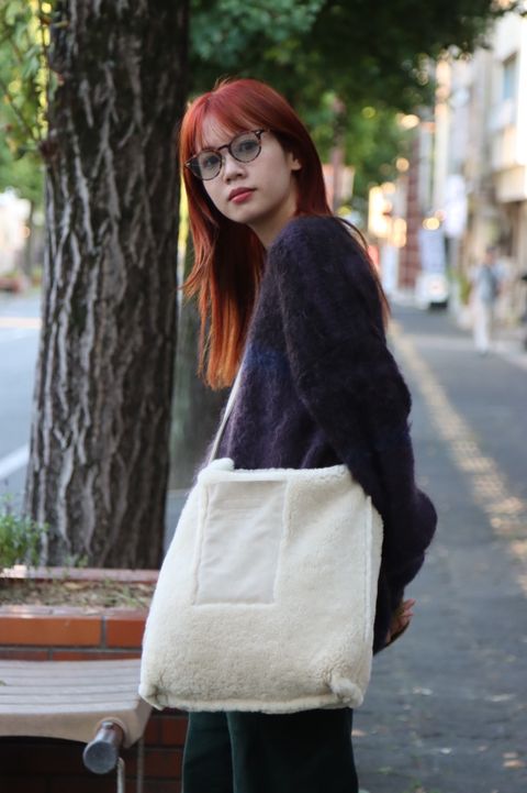 ヨーク22AW REVERSIBLE MOUTON BAG(YK22AW0400A)BEIGE※10月1日(土)発売