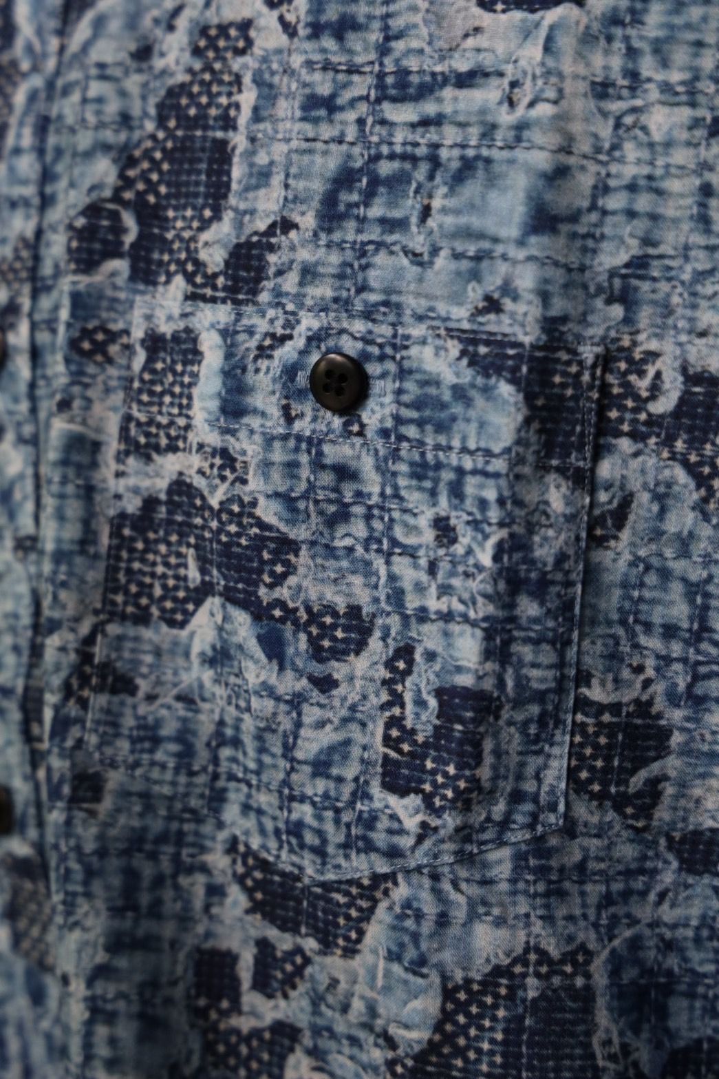 ファンダメンタル シャツ FDMTL×WIND AND SEA"Printed Boro SHIRTS"☆10月5日(土)発売！