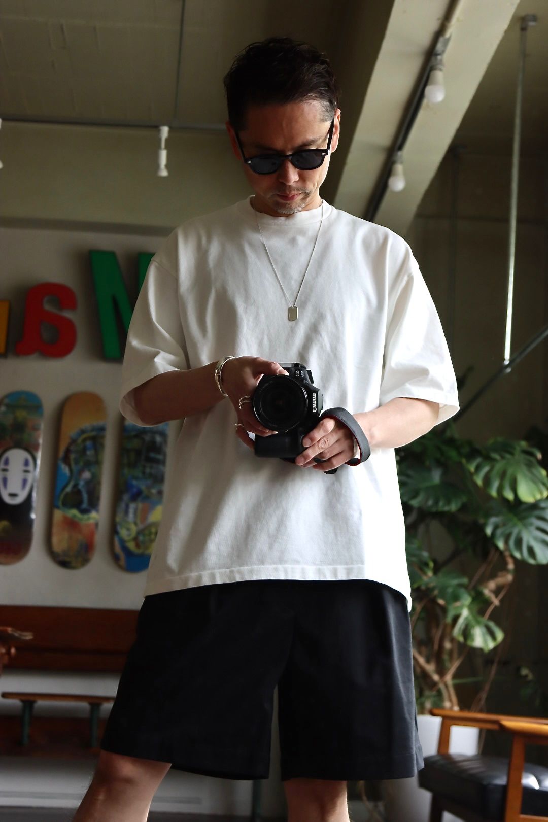 和風 22SS A.PRESSE Two Tuck Chino Shorts ベージュ