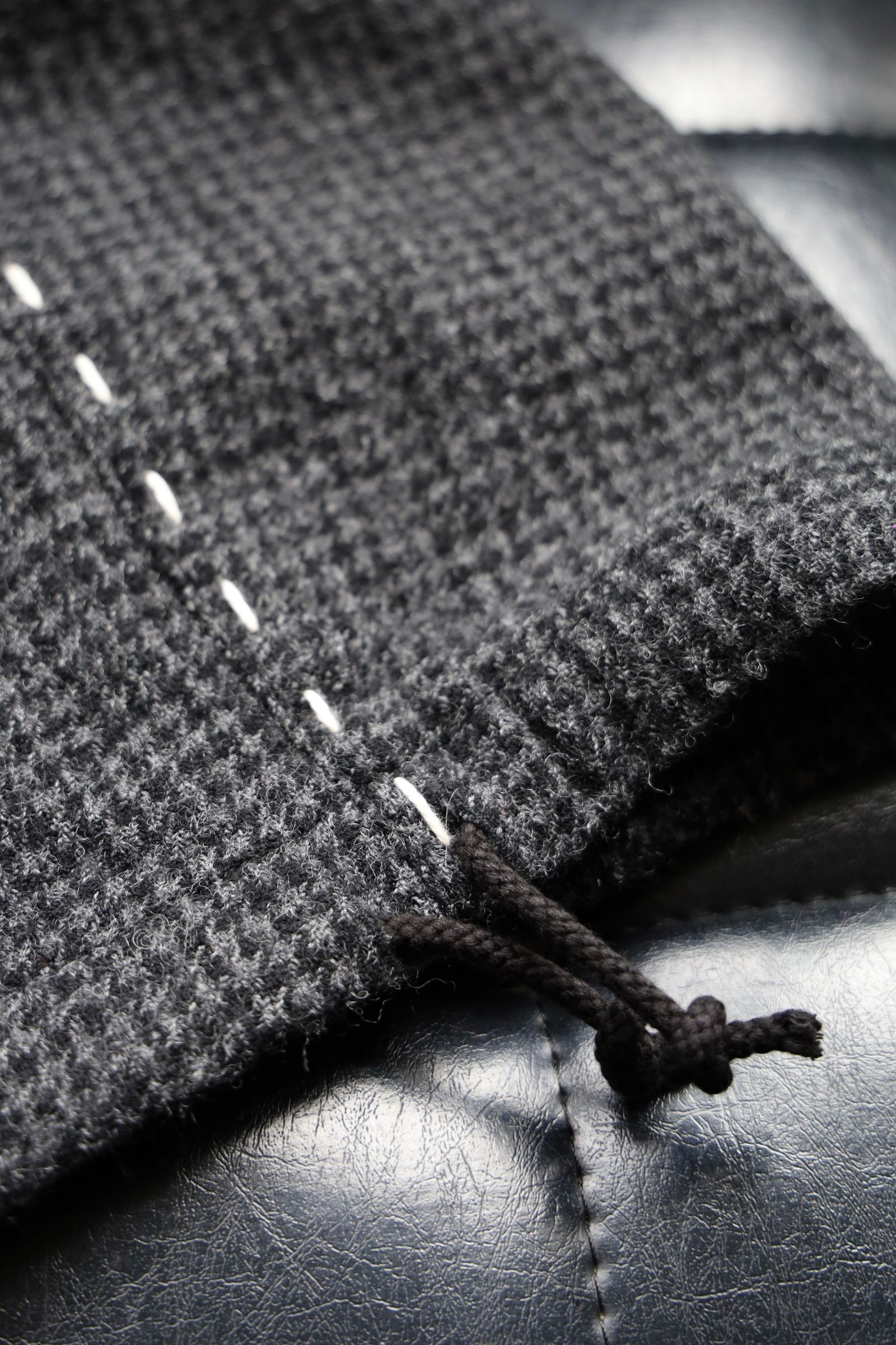 ワイズフォーメンY's for men 25AW HOUNDSTOOTH PANTS (ML-P18-107)BLACK