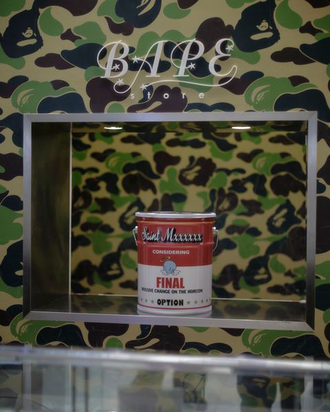 セントマイケル 26AW BAPE_CAN STOOL(SM-MK1-0000-C42)WHITE+RED☆8月22日(土)発売！