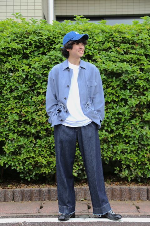 YOKE LOOSE SAFARI JACKET(YK21SS0202J) style. 2021.05.17.