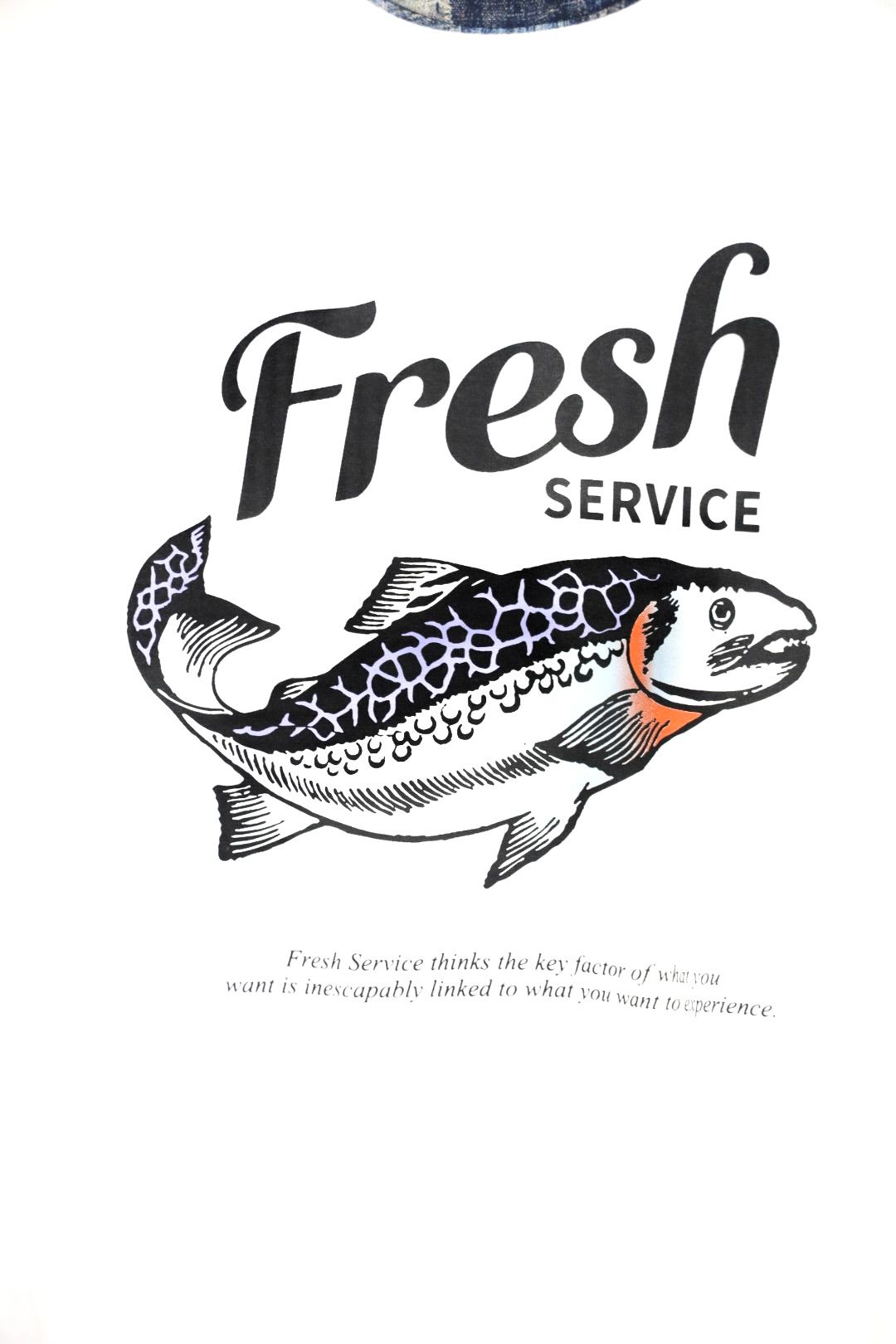 フレッシュサービス CORPORATE PRINTED S/S TEE "FISH"(FSC261-70153)WHITE☆4月18日(土)新作発売！