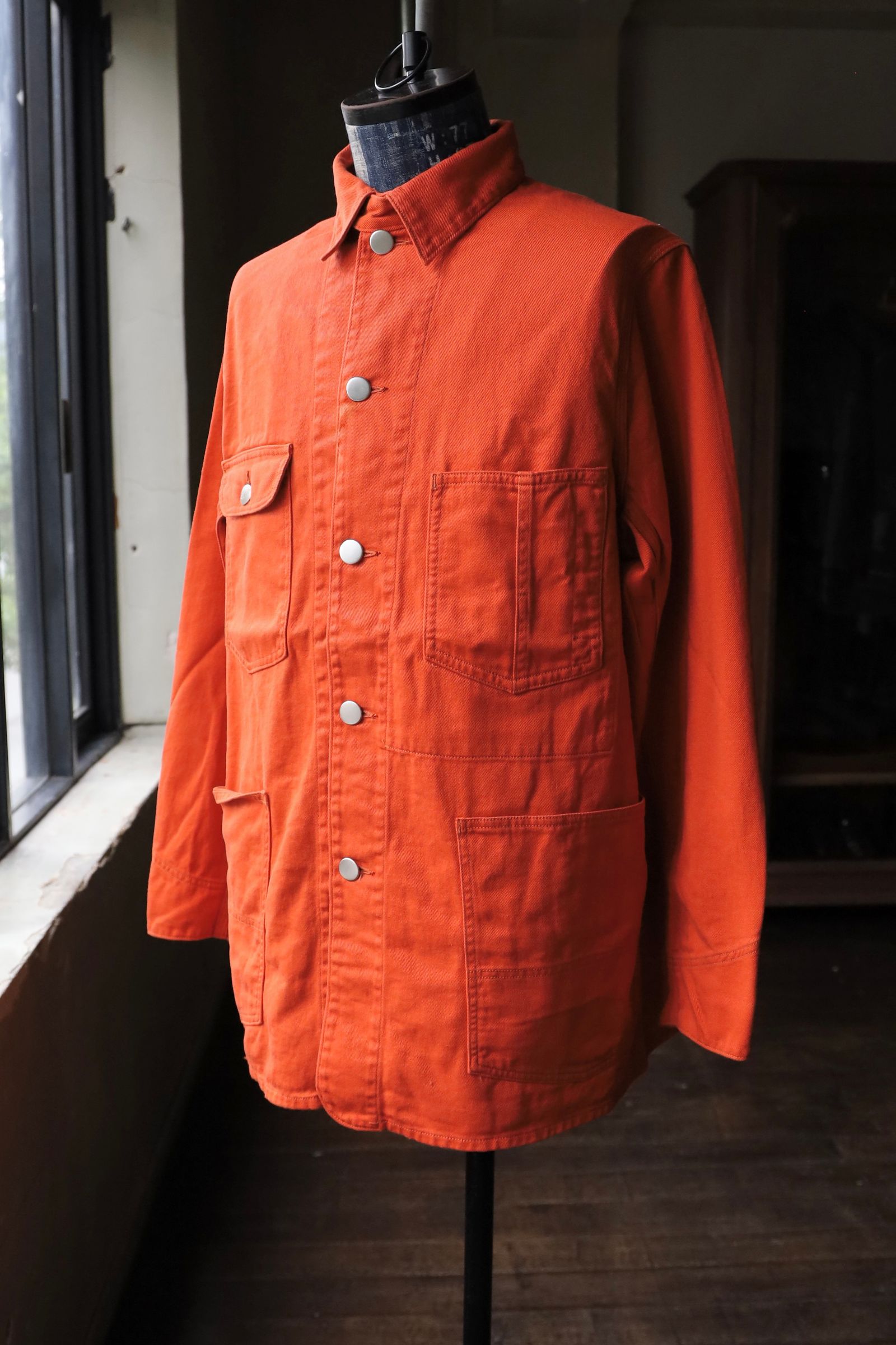 ファウンダ 25AW WORK JACKET (015FD252007)ORANGE