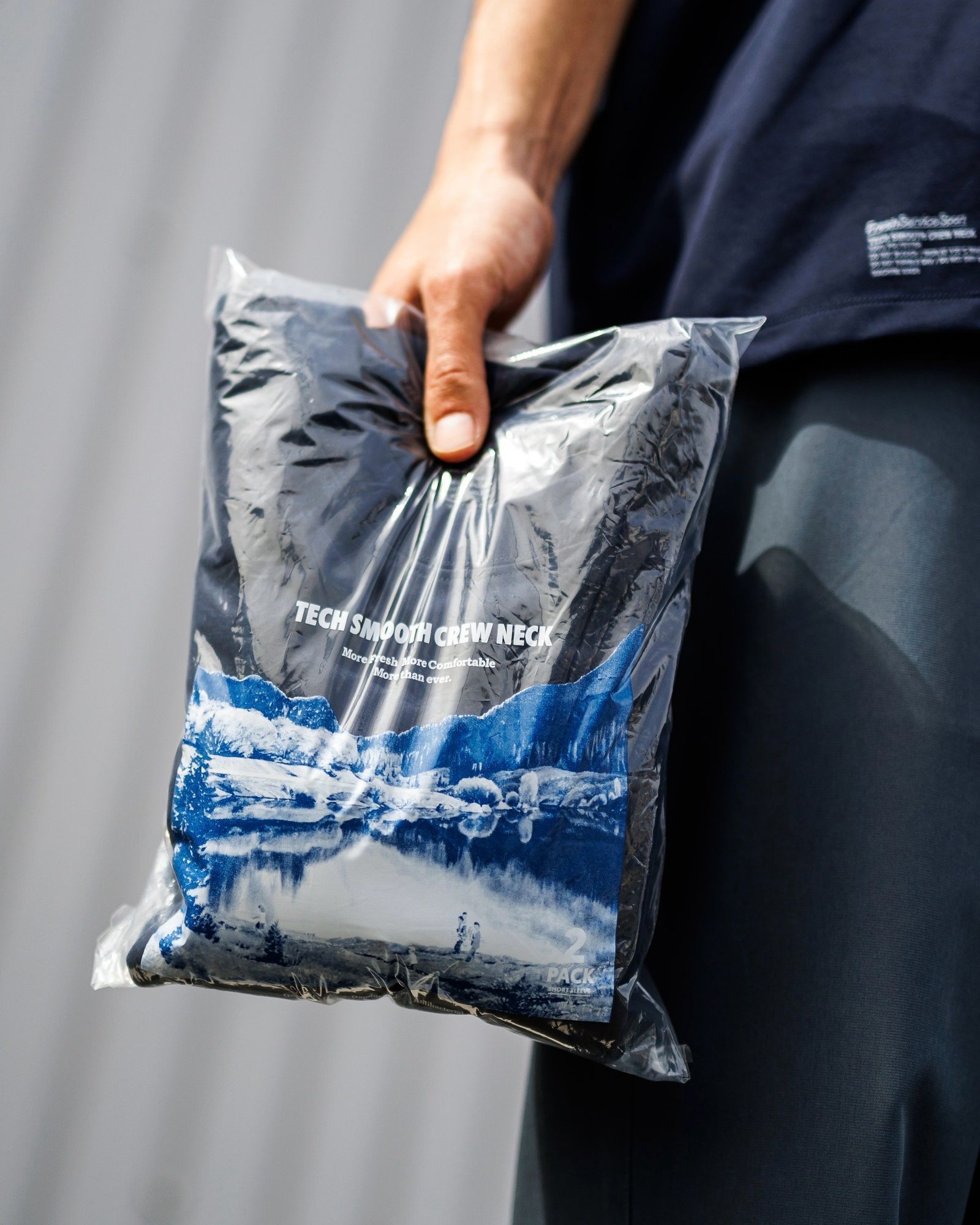 FreshService 2-PACK TECH SMOOTH CREW NECK(NAVY)3月15日(土)新作発売！
