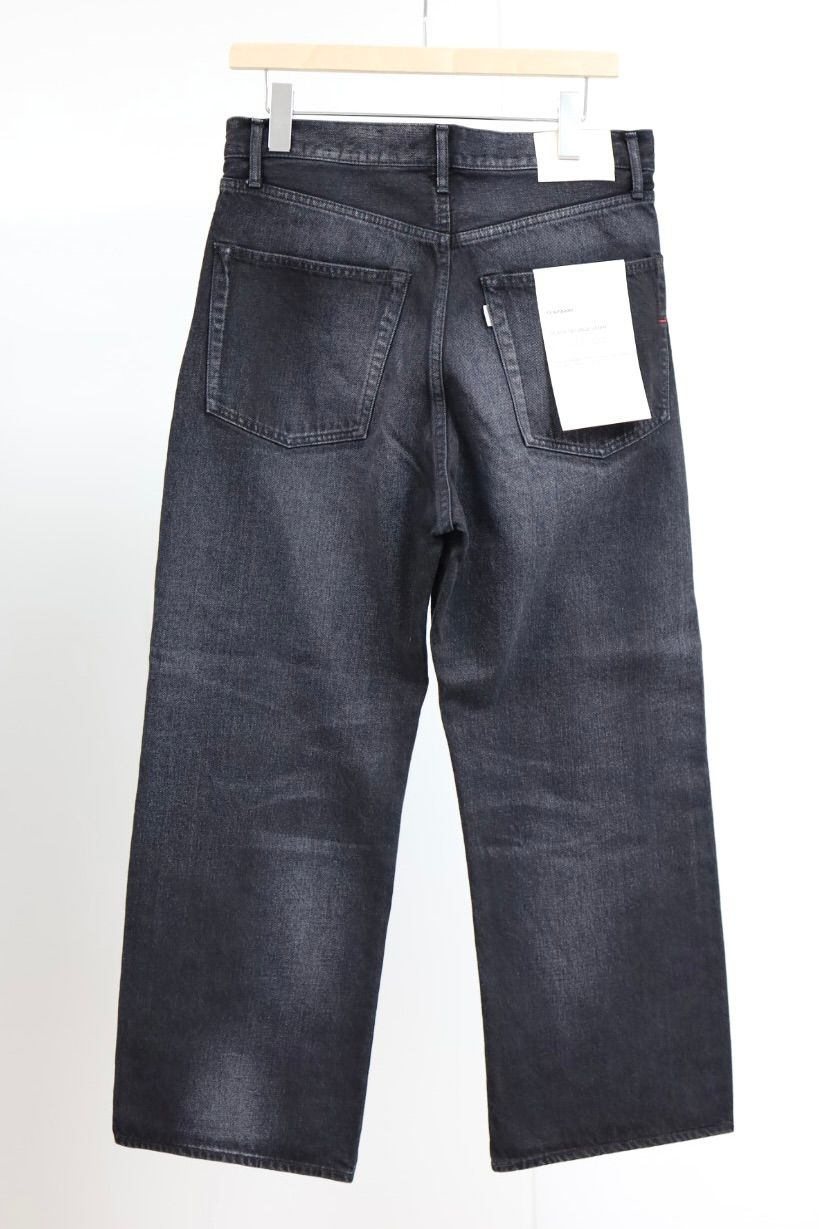 グラフペーパー Selvage Denim Five Pocket wide Straight Pants(GU261-40059DB)BLACK_DARK FADE★1月24日(土)発売！