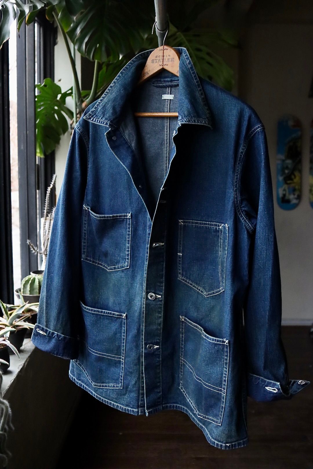 A.PRESSE - アプレッセ23SSデニムカバーオール Denim Coverall Jacket(23SAP-01-16M)INDIGO |  mark