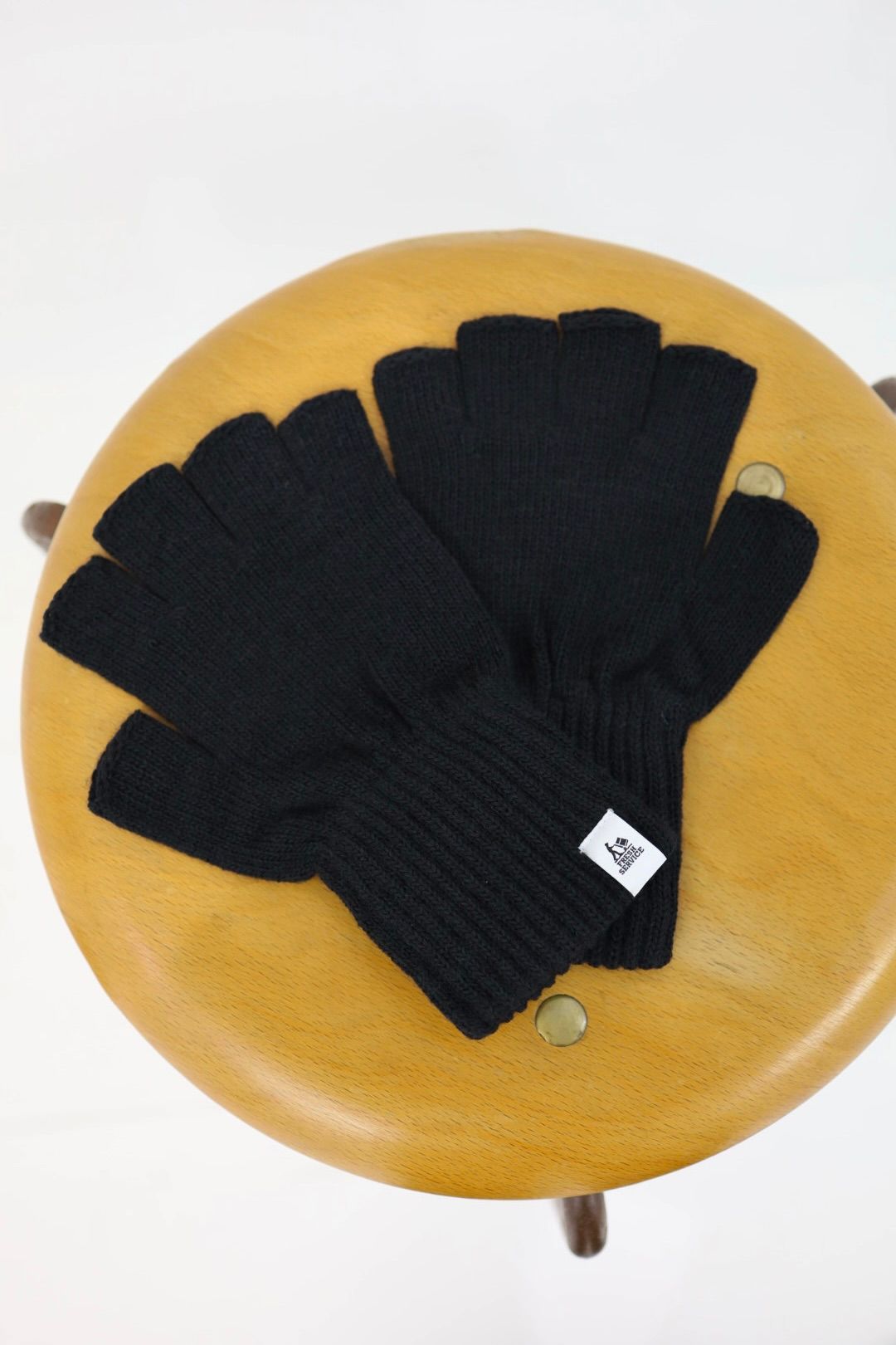 フレッシュサービスTHERMAL RIB KNIT FINGERLESS GLOVES(FSP254-90068)BLACK☆11月15日(土)発売！