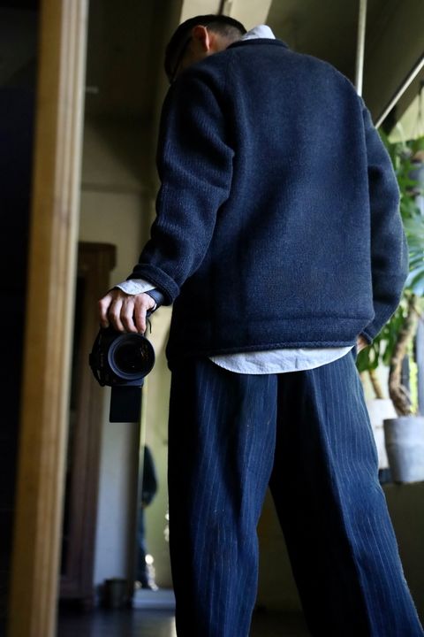 A.PRESSE Roll Neck Sweaterスタイル.2024.10.09.