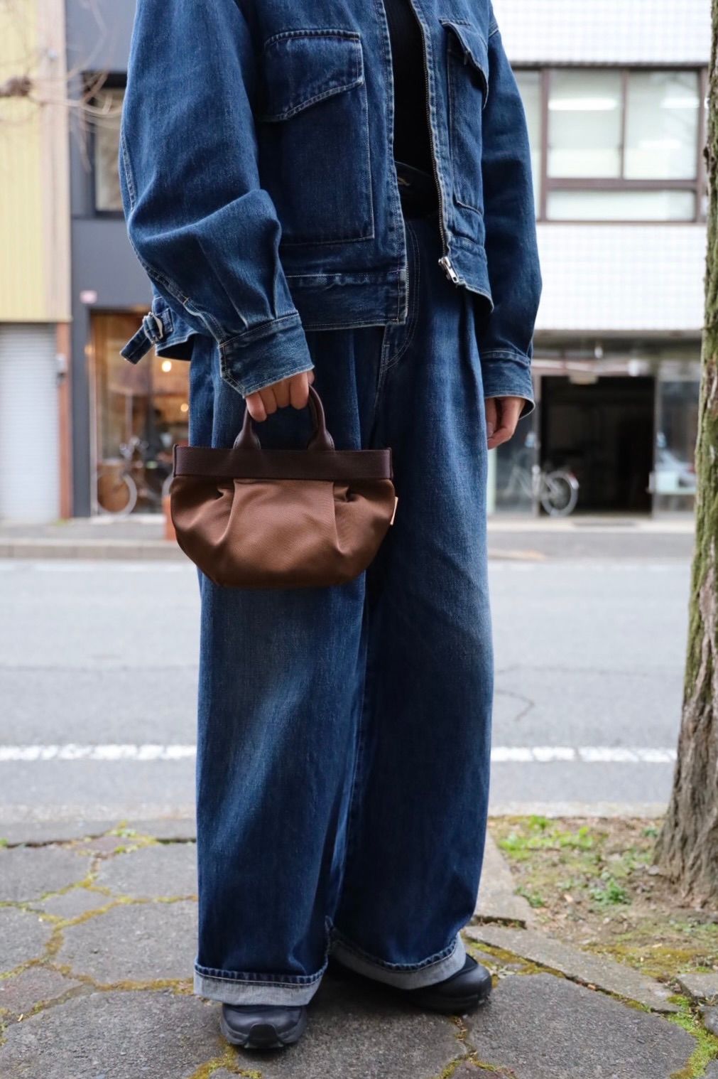 エンダースキーマ バッグ 2tuck tote S(yv-b-2ts)dark brown☆1月10日(土)発売！