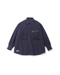 フレッシュサービス SYNTHETIC FLEECE SHIRT(FSC243-30094)NAVY