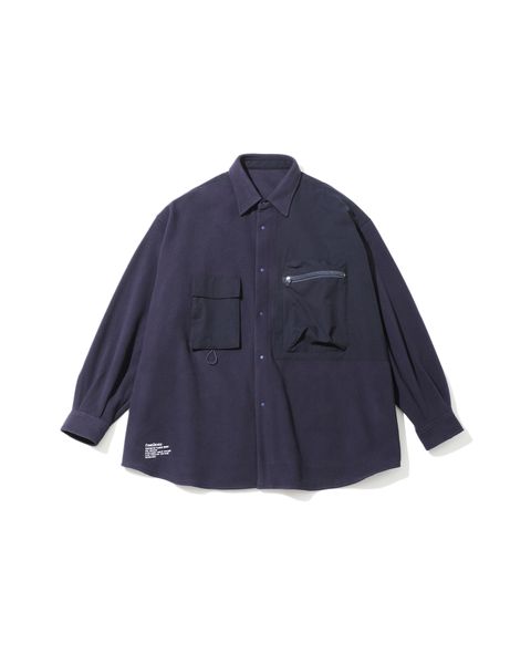 フレッシュサービス SYNTHETIC FLEECE SHIRT(FSC243-30094)NAVY
