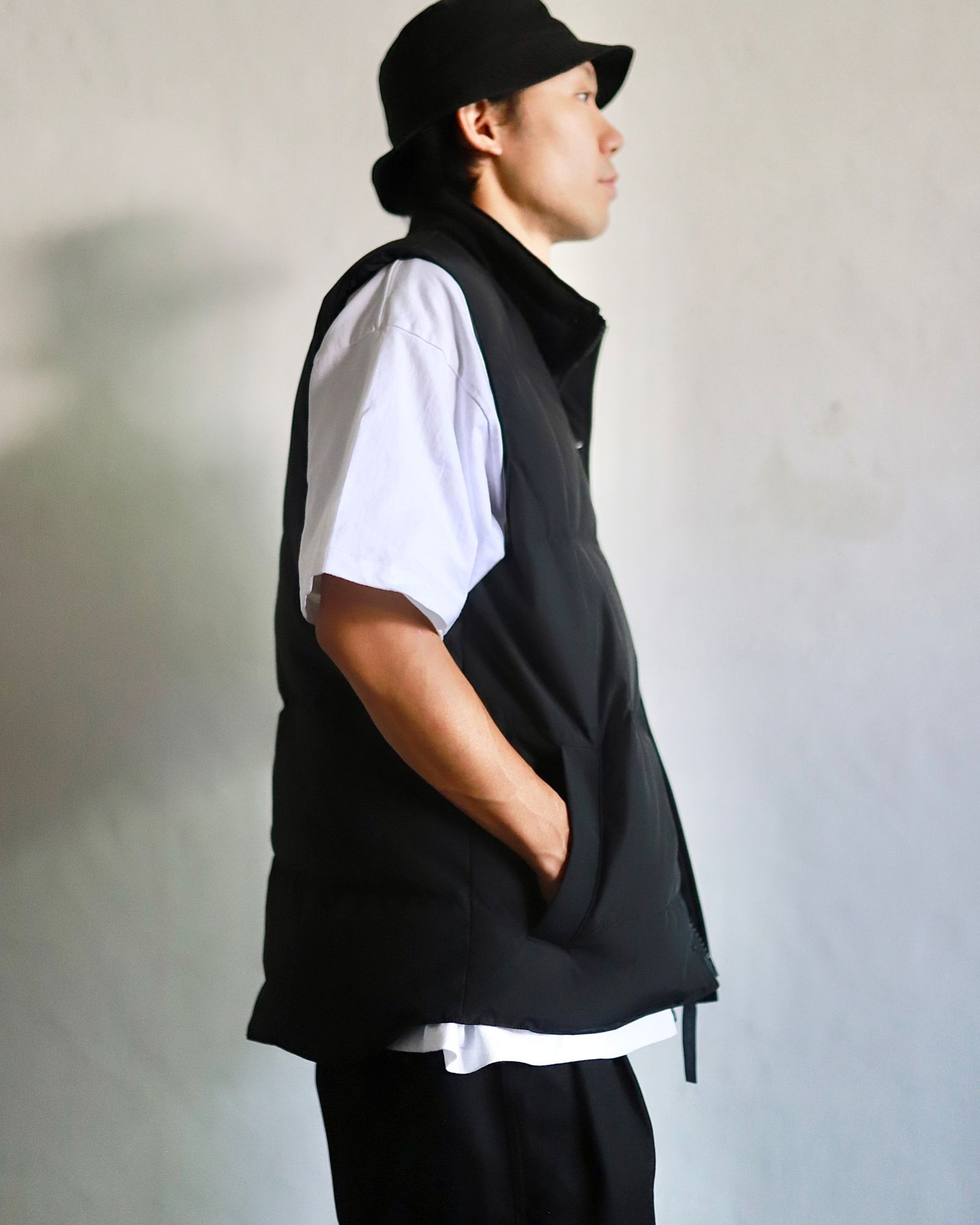 CANADA GOOSE 23AW GARSON VEST BLACK LABEL(4151MB) BLACKスタイル