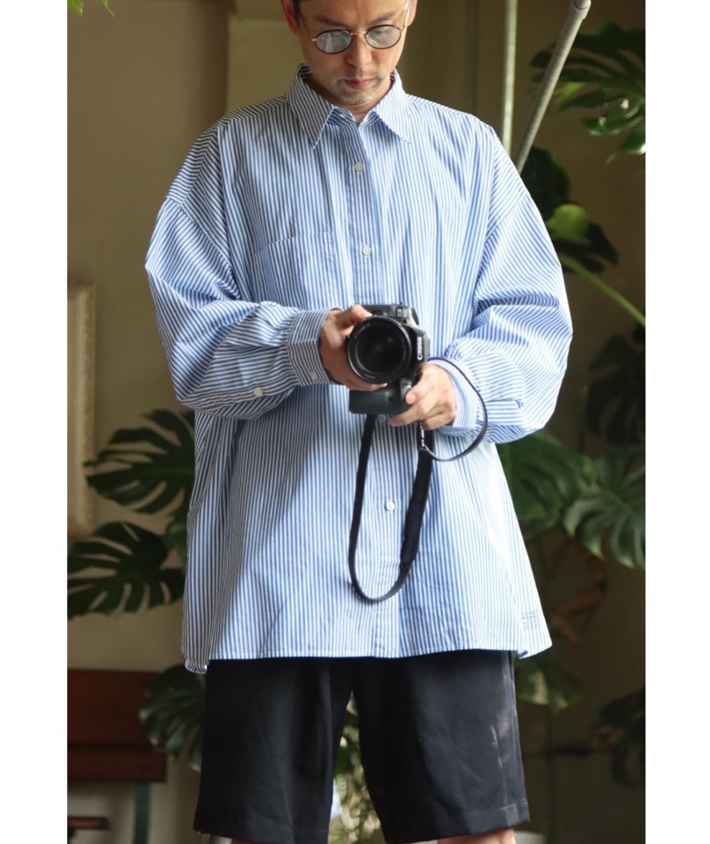 FreshService CORPORATE STRIPE REGULAR COLLAR SHIRTスタイル