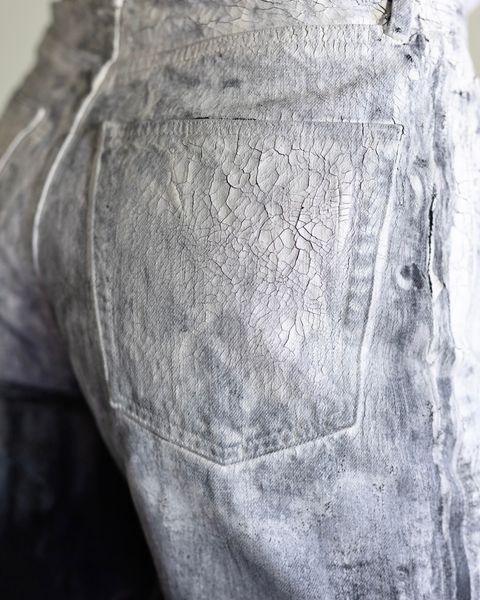 YOKE HAND PAINTED DENIM TRUCKER JACKET(BLACK)スタイル 8月24日(土)新作発売！