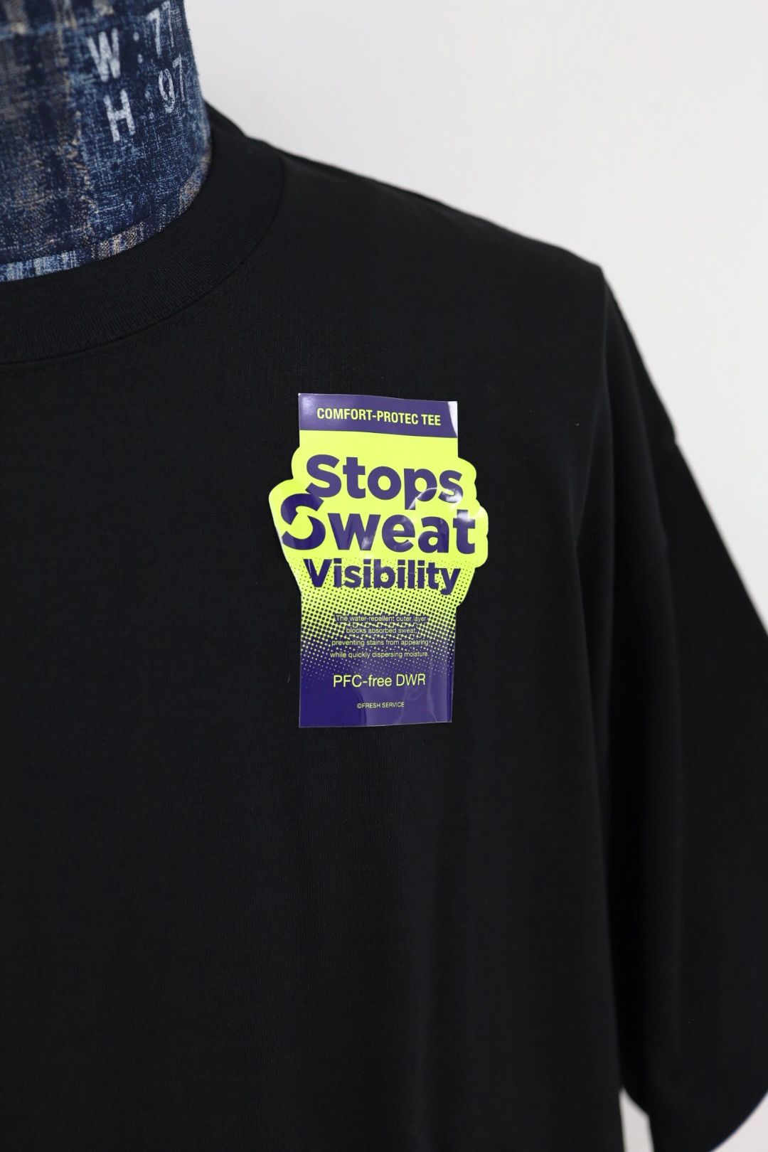 フレッシュサービス COMFORT-PROTEC S/S TEE(FSC262-70089)BLACK