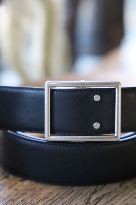 グラフペーパー Holeless Leather Classic Belt(BLACK)
