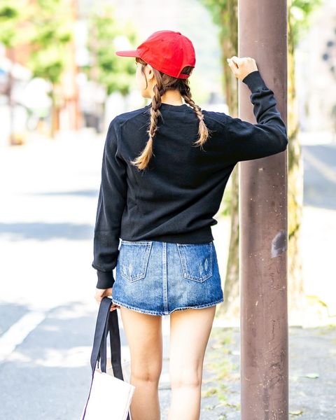 PLAY COMME des GARCONS(プレイ コムデギャルソン) 新作ROUNE-NECK RHINESTONE CARDIGAN(RED HEART)style.2025.8.8