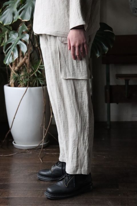 blurhms Linen Twill Hospital Jacket(BHS22S006) style. 2022.01.24.