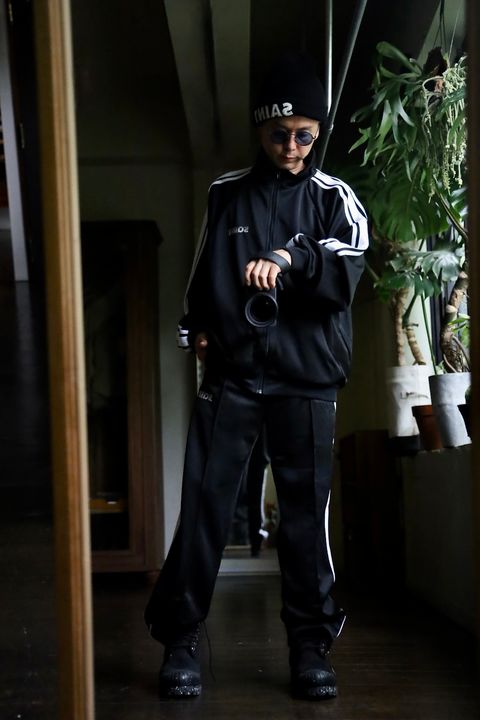 ©SAINT M×××××× TRACK JACKETスタイル.
