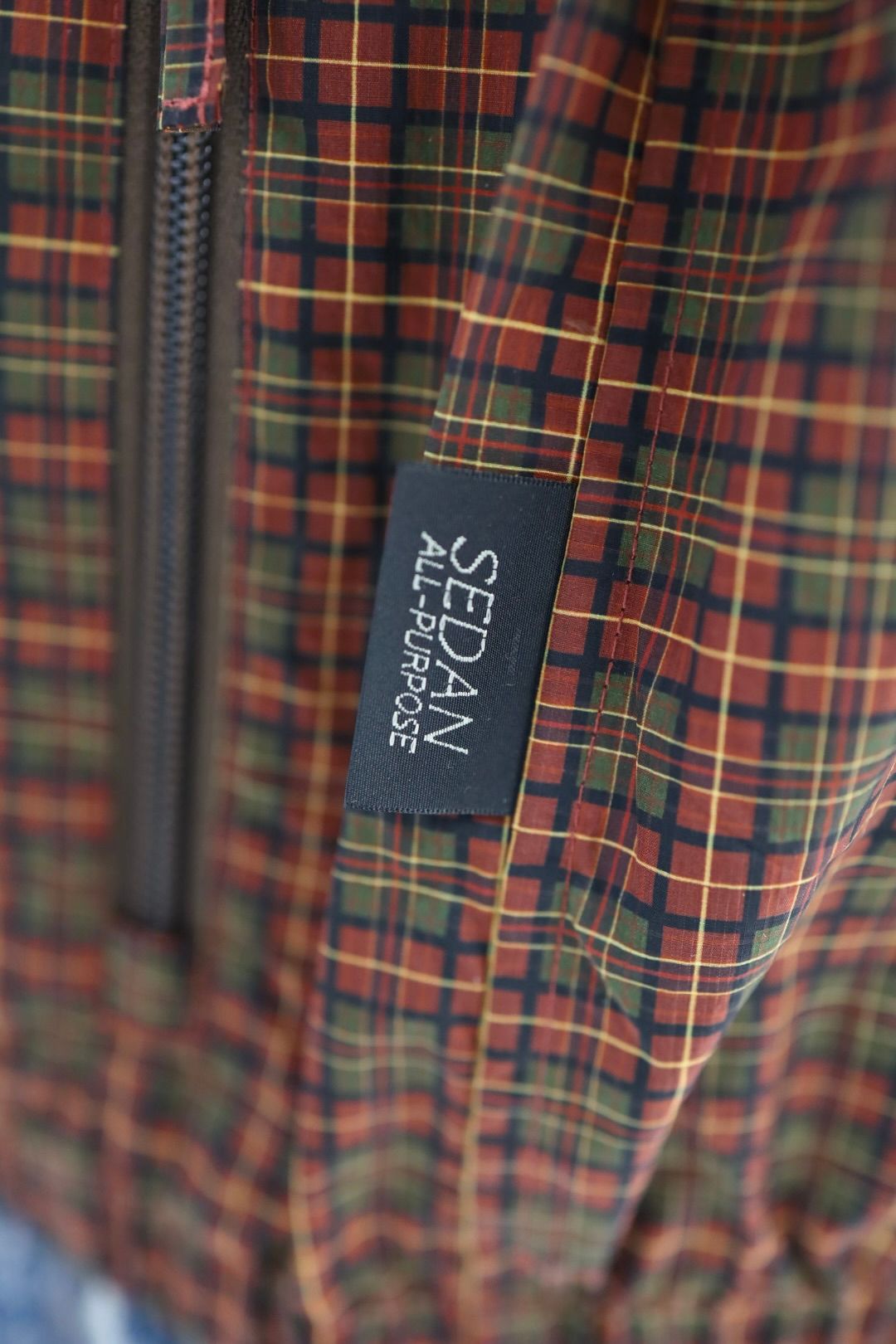 セダンオールパーパス SS26  Reebok / Track Jacket(SD26S-JK01)Brown Plaid