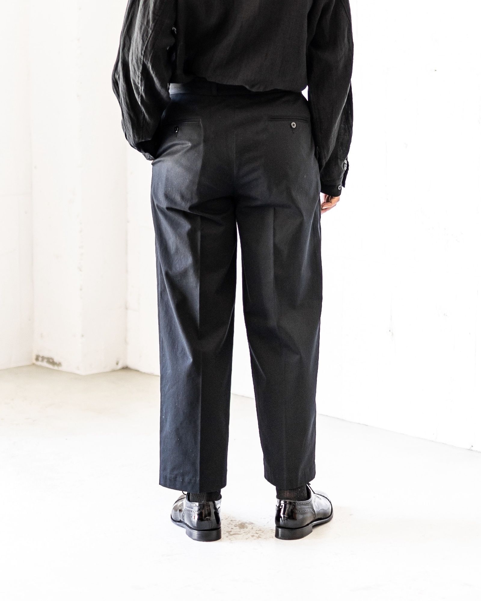 blurhms Linen Open-collar Shirt L/S Style