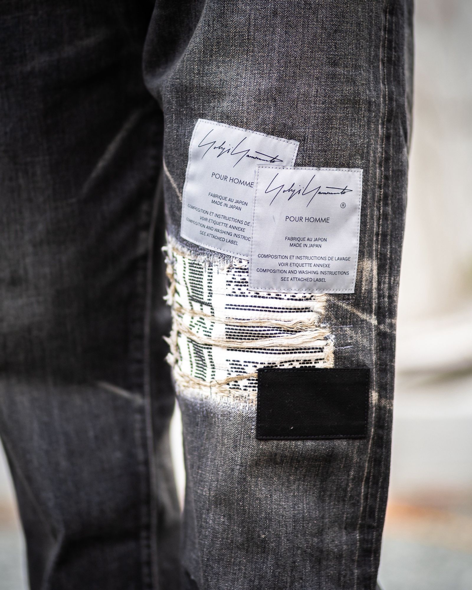 Yohji Yamamoto × NEIGHBORHOOD セルヴィッジデニムパンツ(HK-P94-065-1S26)BLACK☆12月5日(金)発売！