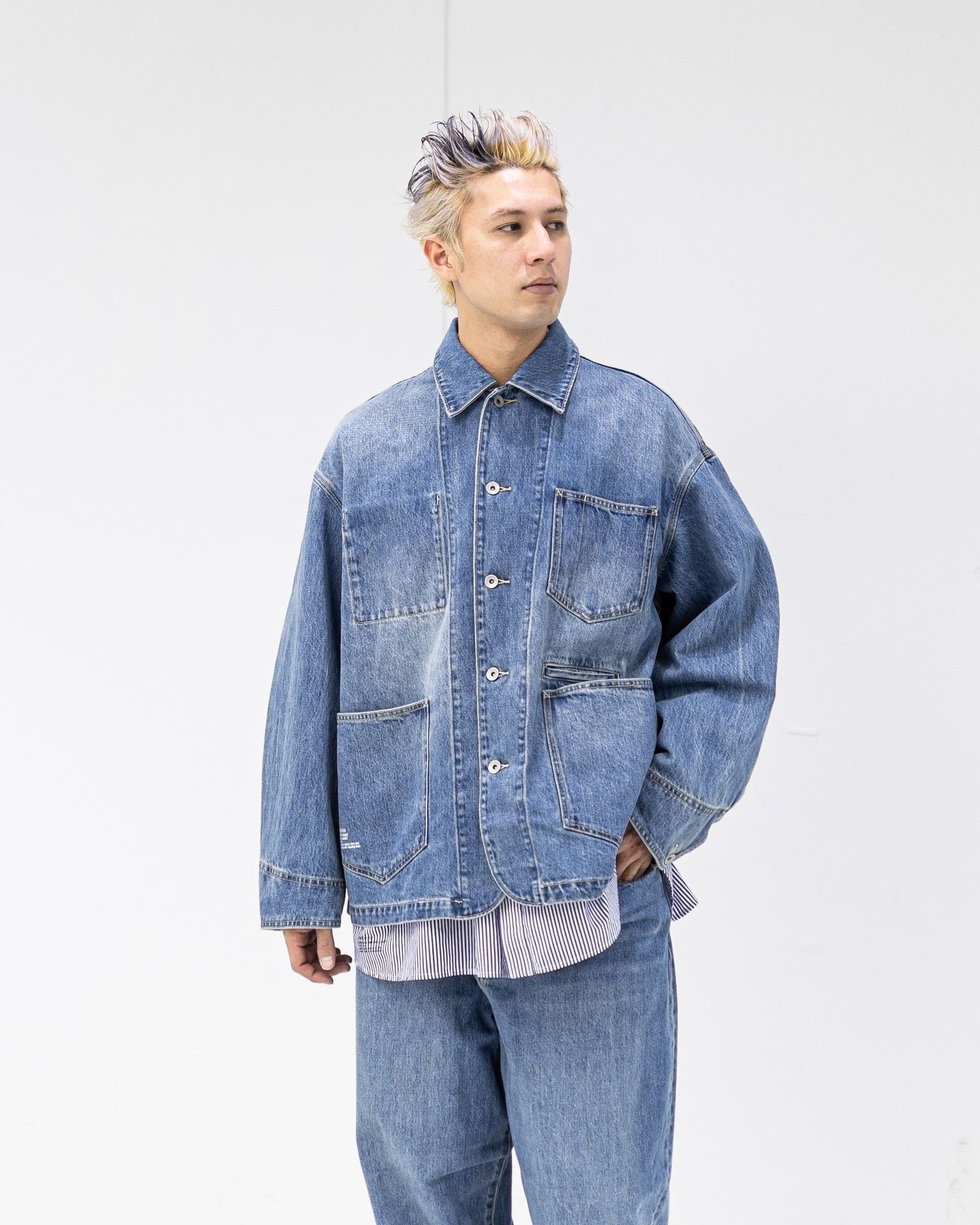 フレッシュサービス CORPORATE DENIM ENGINEER JACKET (FSC261-30211FB)LIGHT WASH☆12月20日(土)発売！