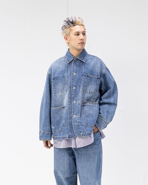 フレッシュサービス CORPORATE DENIM ENGINEER JACKET (FSC261-30211FB)LIGHT WASH☆12月20日(土)発売！