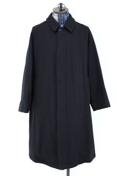 blurhms ブラームス Classic Wool Balmacaan Coat(BHS25F009)BlackNavy☆新作発売！