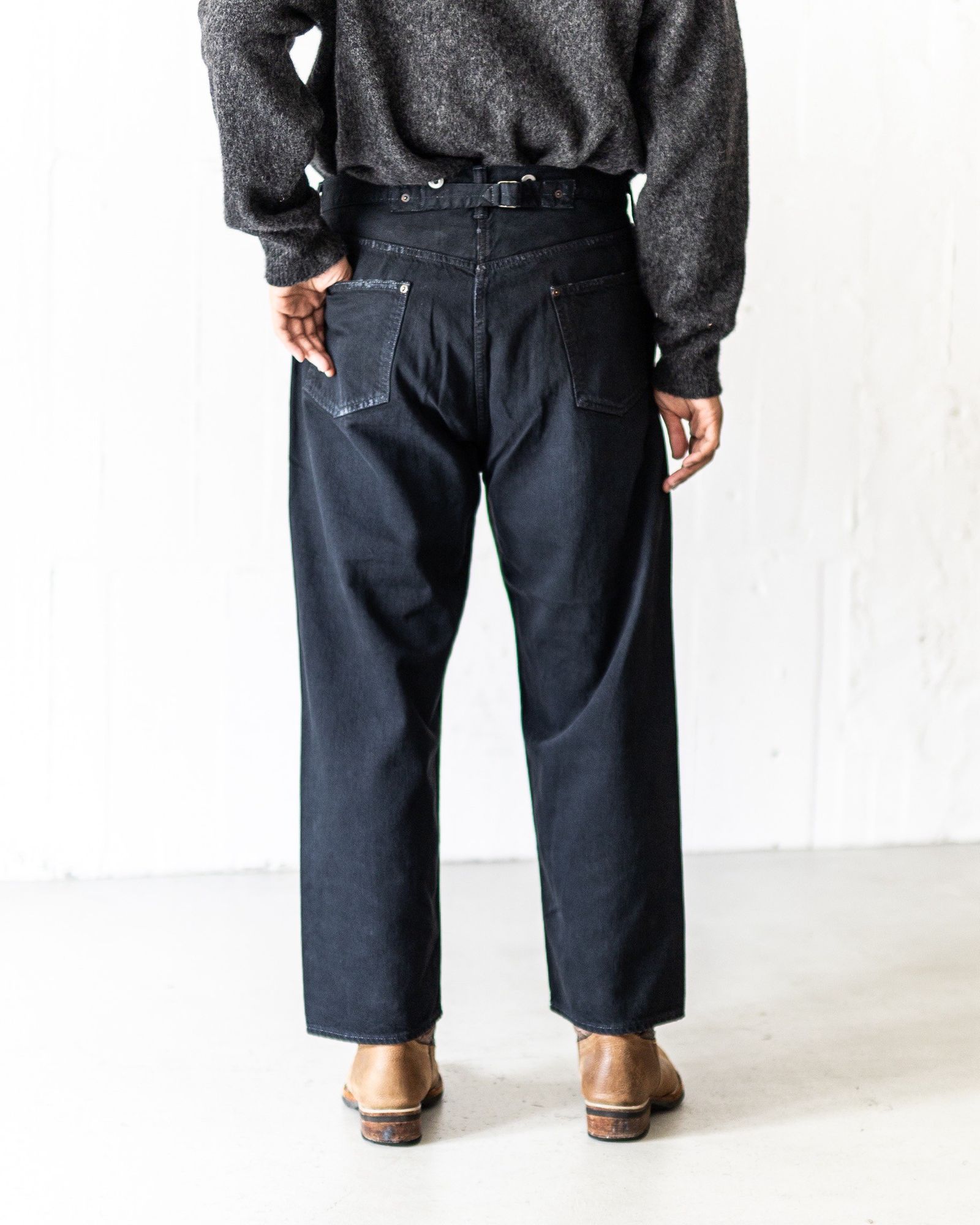 アプレッセ 2025 STYLE2 No.22 Washed Wide Denim Pants(25AAP-04-05)CUSTOM