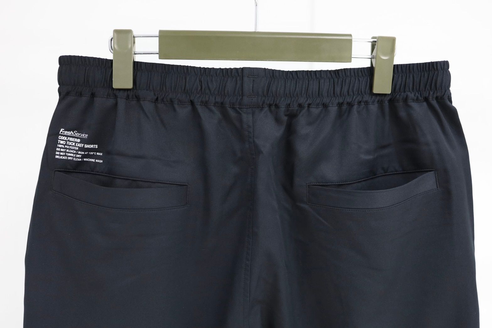 フレッシュサービスCOOLFIBER TWO TUCK EASY SHORTS (FSC261-40258)BLACK☆4月11日(土)発売！
