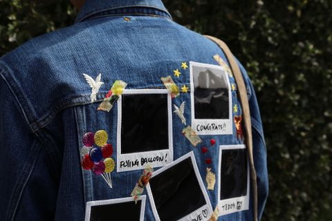 doublet MEMORIAL POLAROID DENIM JACKET(21SS06BL115) style. 2021.03.29.
