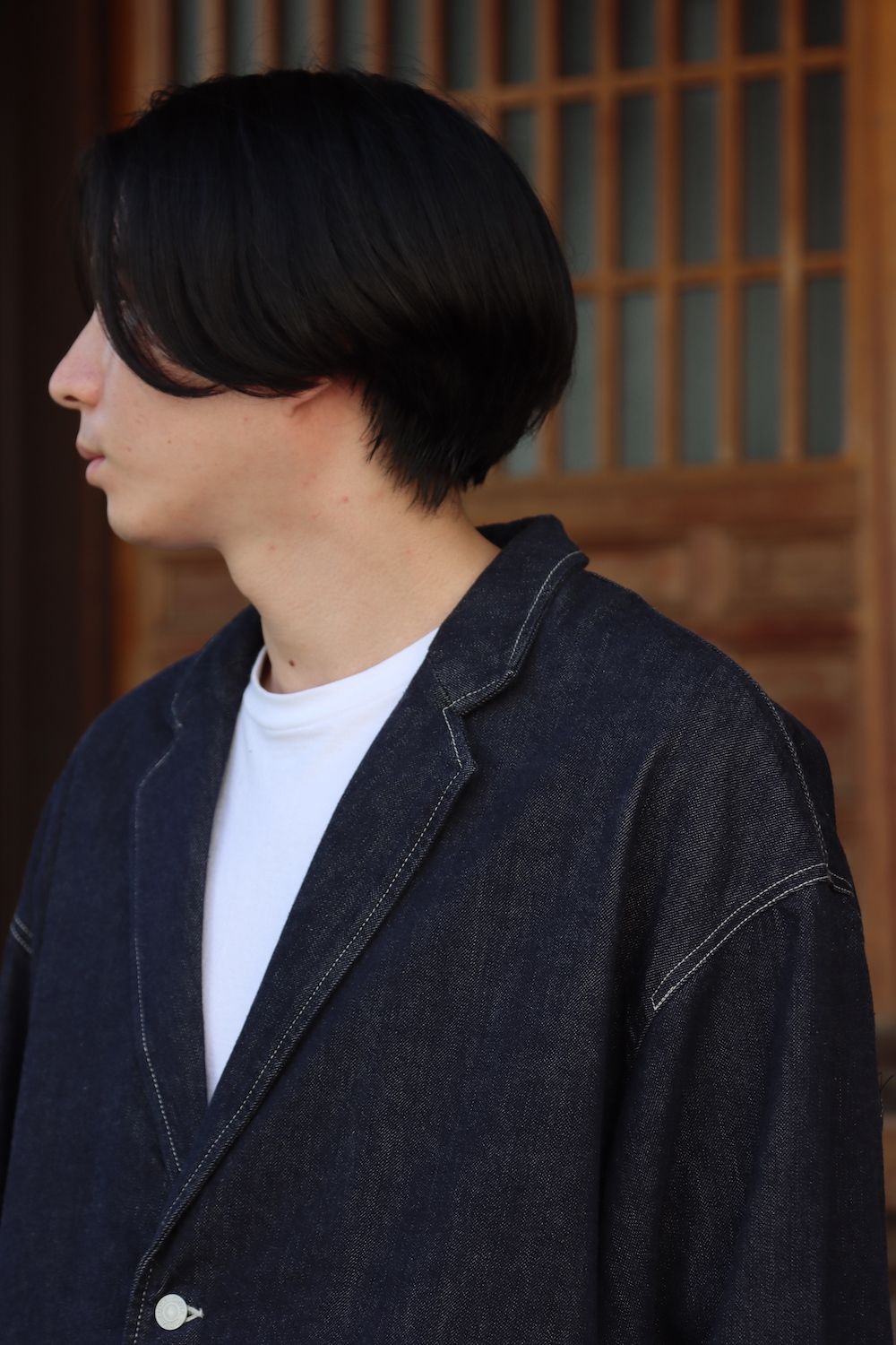 CIOTA for Graphpaper Suvin Cotton Denim Jacket(GM213-20238 CIOTA for Graphpaper Suvin Cotton Denim Jacket(GM213-20238