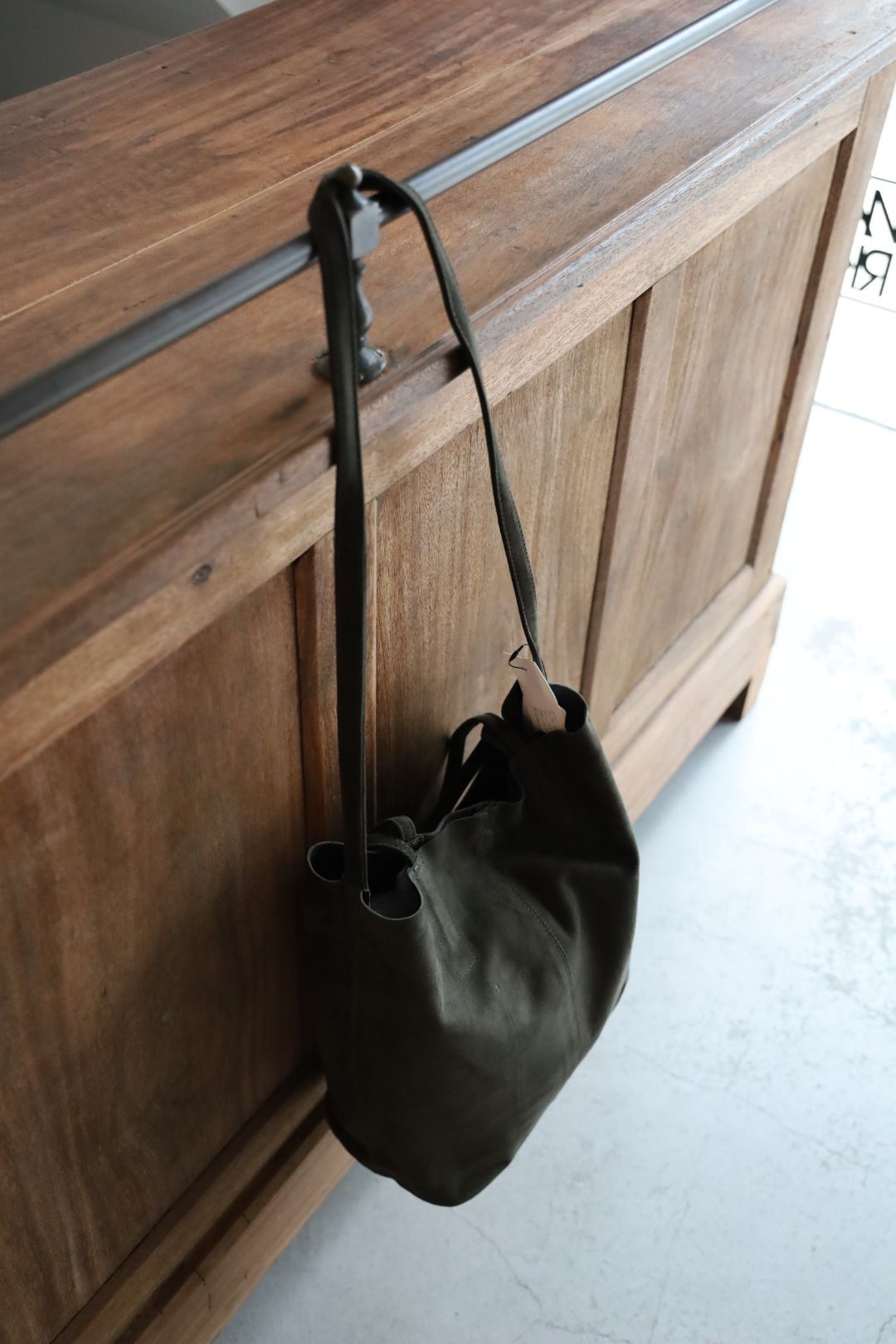 Morphee / モルフェトートバッグ 3WAY MIDIUM TOTE(SHORT)SUEDE [MOSS GREEN]☆新作発売！