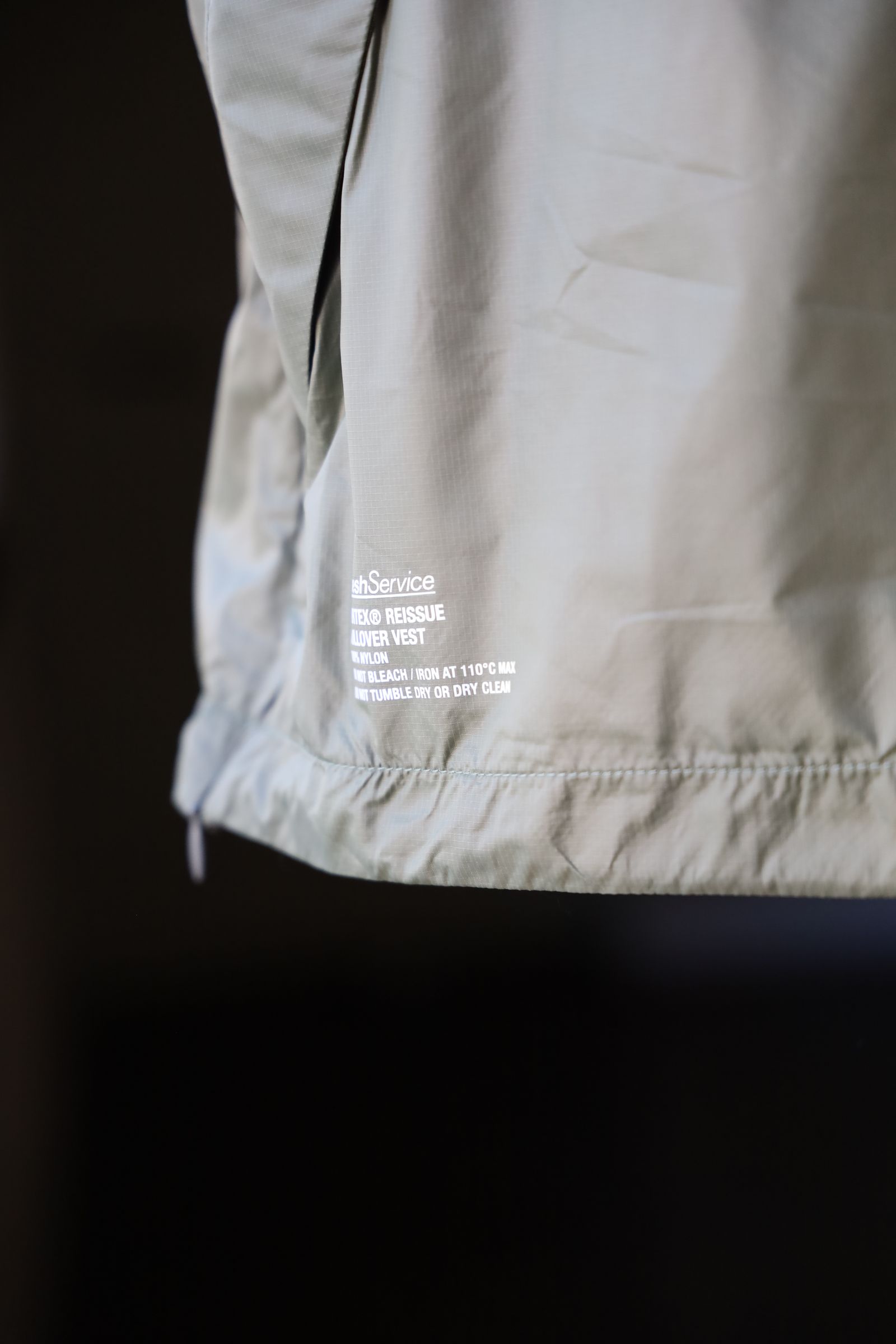 フレッシュサービス PERTEX® REISSUE PULLOVER VEST(FSC251-30090)KHAKI
