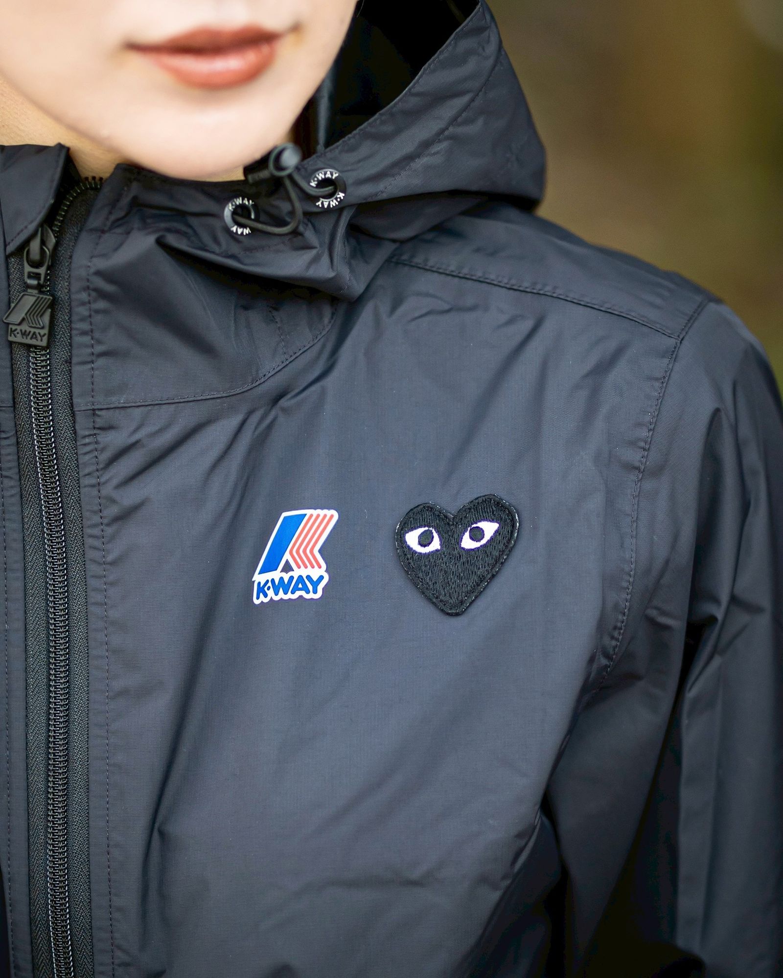 PLAY COMME des GARCONS   K-WAYコラボ FULL ZIP HOODIE style.2026.03.26