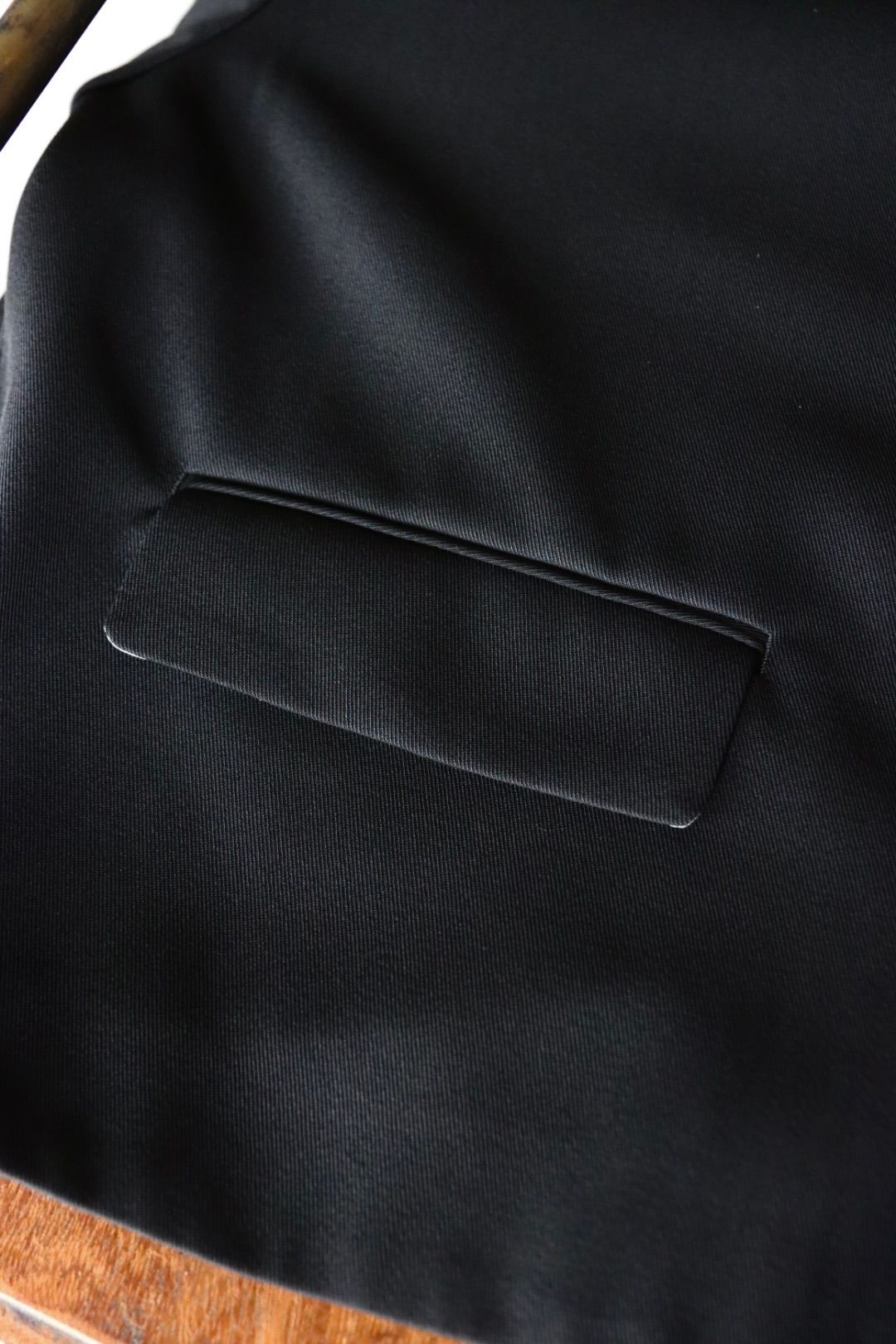 グラフペーパー Women's  25AW Techno Wool Nylon Stand Collar Short Jacket(GL253-20317)BLACK