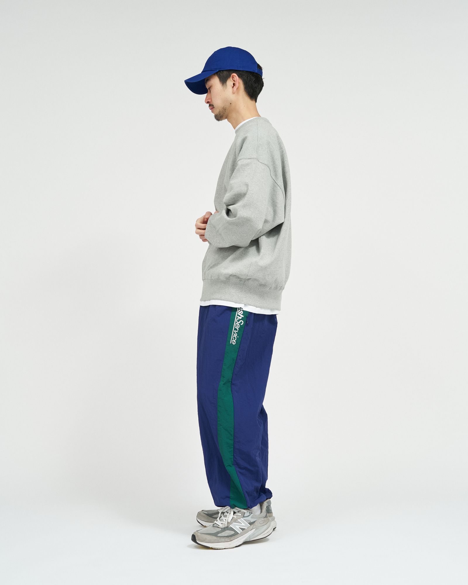 フレッシュサービス NYLON CANVAS SAILING PANTS (FSC261-40255)BLUE x GREEN★2月14日(土)発売