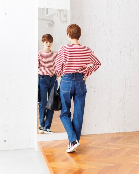 PLAY COMME des GARCONS 新作ボーダーTシャツ style.2025.2.15