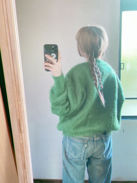 セントマイケル23AW 新作モヘアニット style.2023.10.19