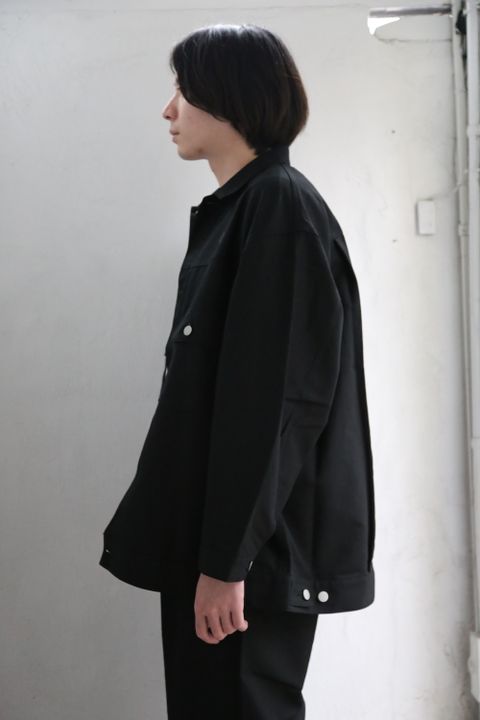 Graphpaper2020AW 新作Double Cloth Peach Trucker Jacket style.2020.11.23