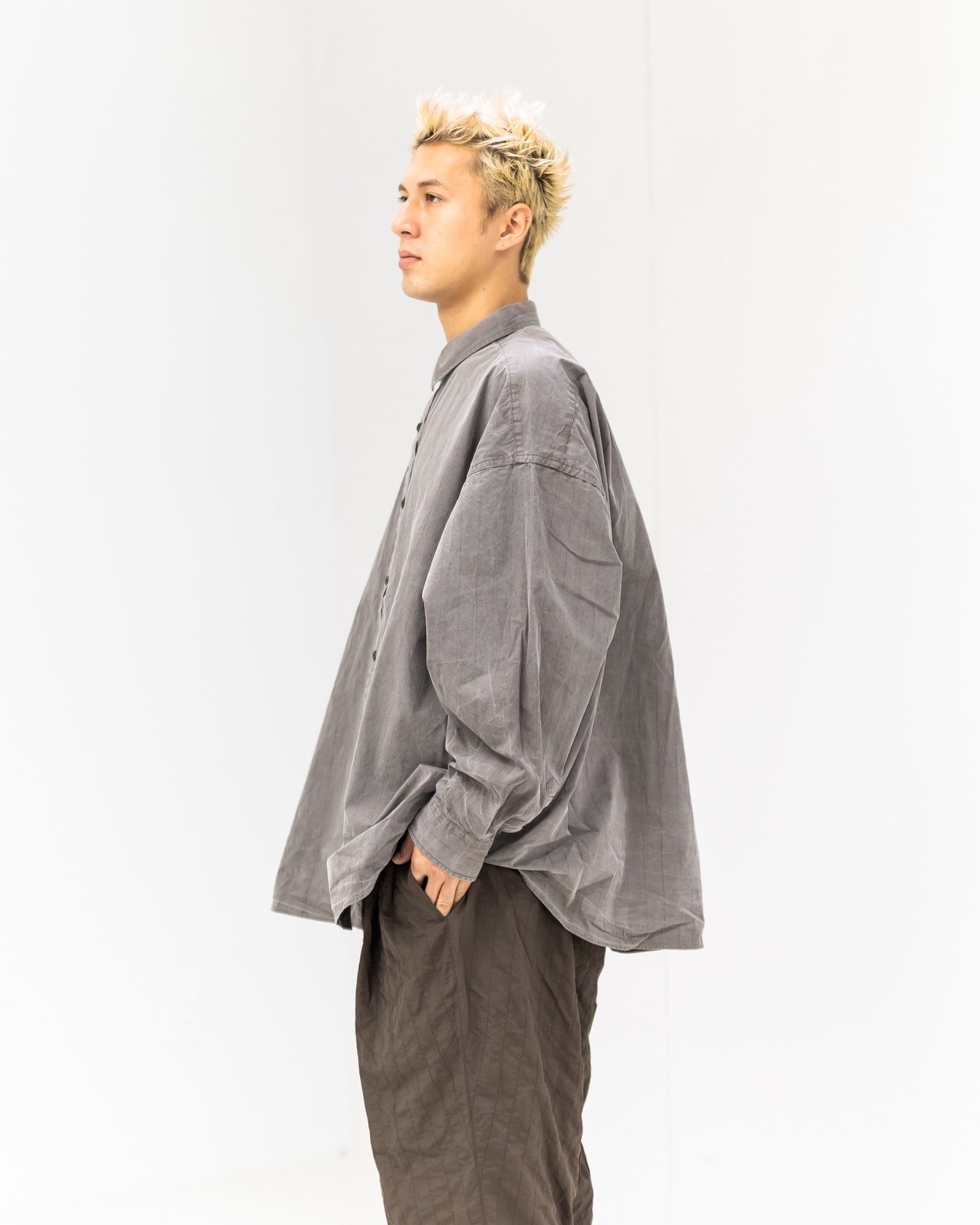 S.F.C 25FW エスエフシー BLEACHED SFC SHIRTS(SFCFW25S02)Brown☆9月20日(土)発売！