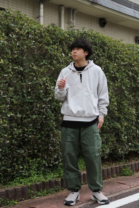 COMME des GARCONS HOMME MIXカーゴパンツ style. 2021.03.14.