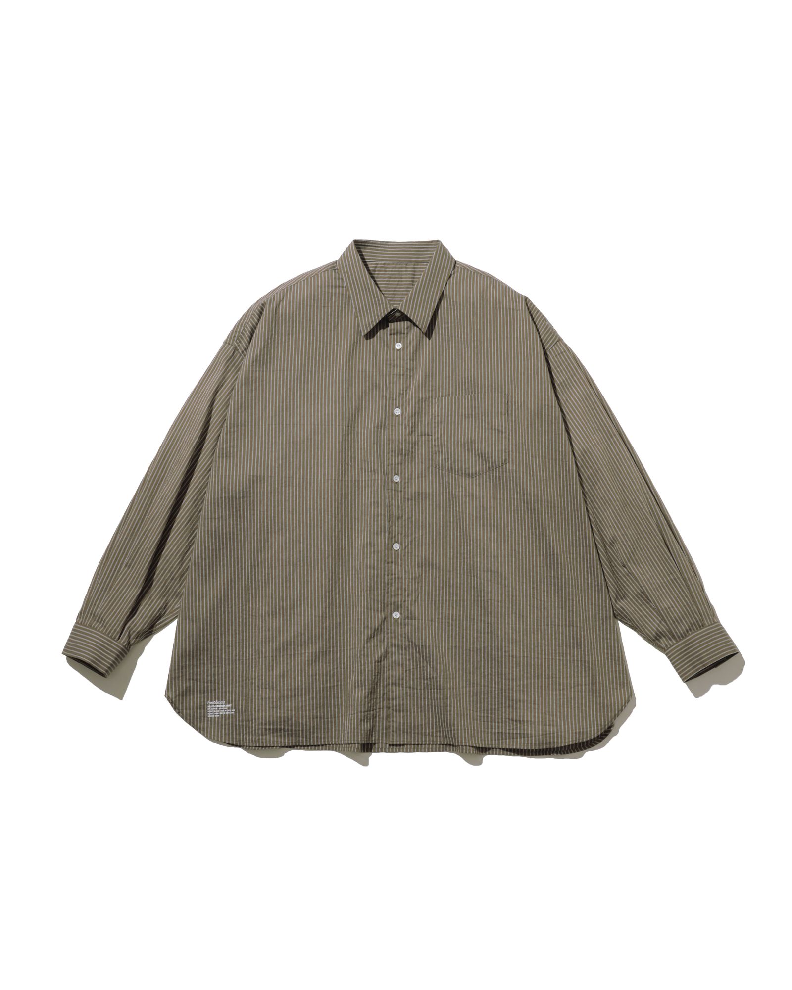 フレッシュサービス 26SS CHRAFTeX® L/S STRIPE SHIRT(FSC262-50007)BROWN STRIPE☆5月30日(土)発売！