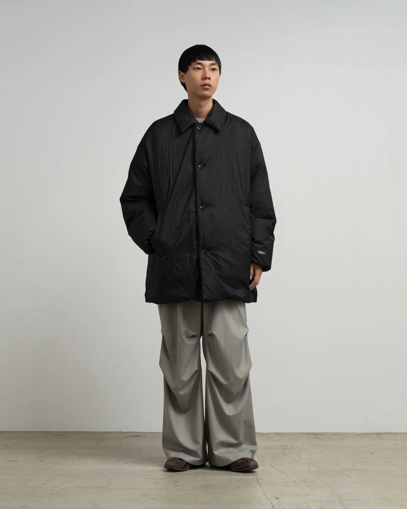 グラフペーパー PERTEX® QUANTUM AIR Bal Collar Down Coat(GM263-10280)BROWN☆9月26日(土)発売！