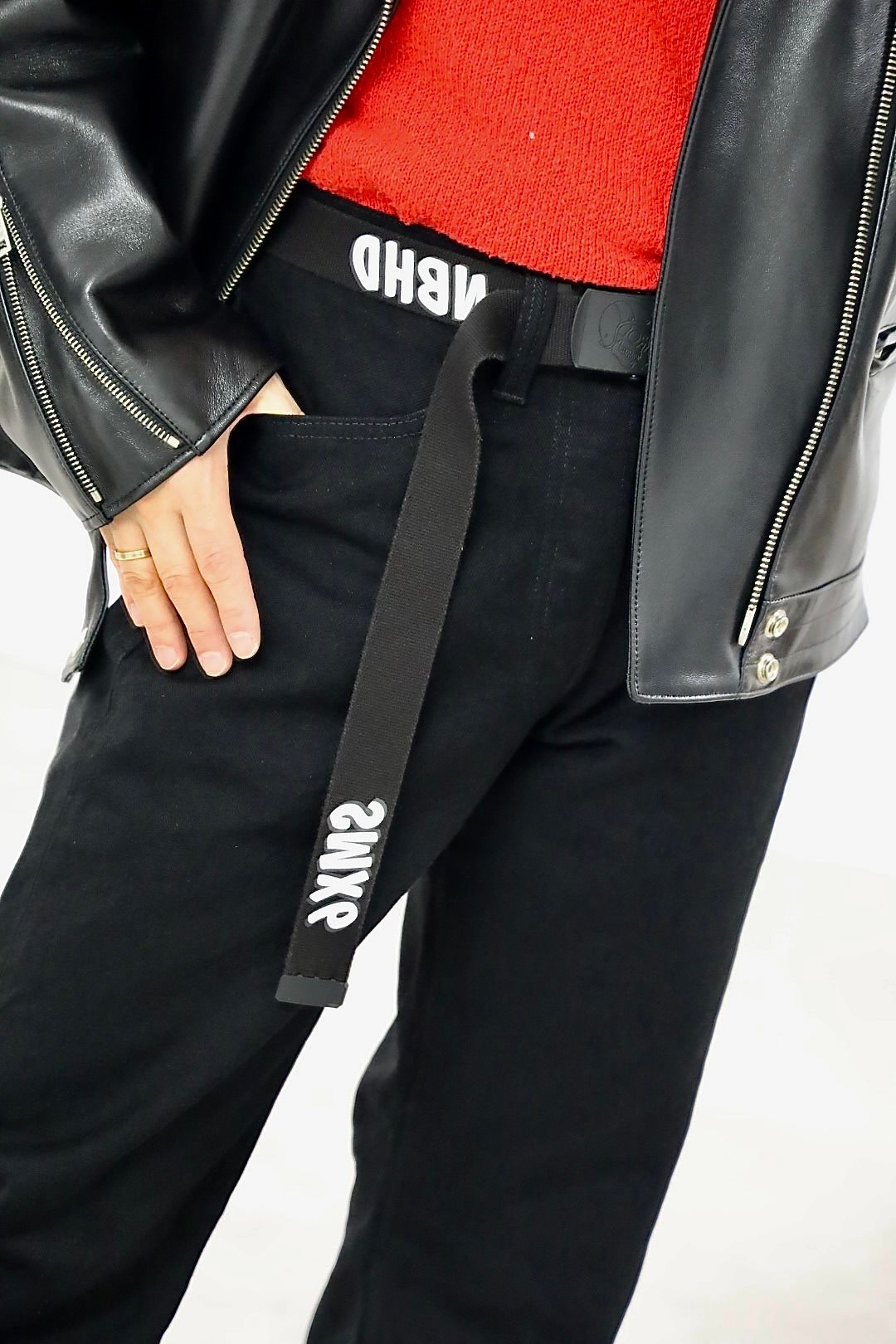 セントマイケル 26SS BLACK DENIM PANTS/STRAIGHT (SM-MK8-0000-077)