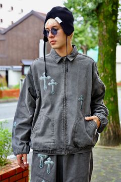 トーキングアバウト ジ アブストラクション 25AW  CROSS JACKET (2526AW-J-002)BLACK☆新作発売！