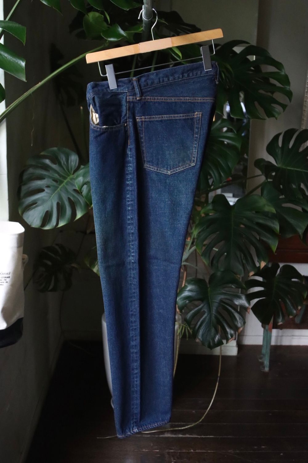 22awアプレッセ apresse デニムパンツ A.PRESSE - アプレッセ22FWデニム Washed Denim Pants E(22AAP